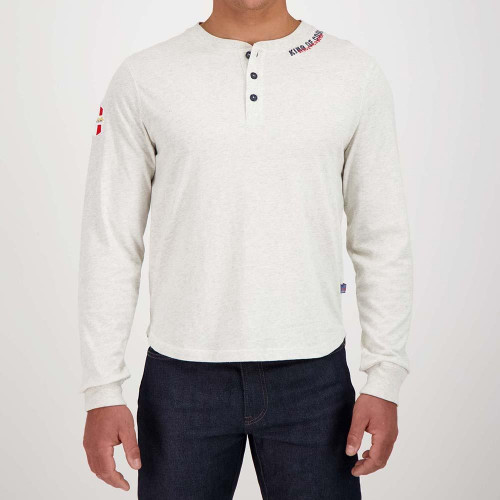 Long Sleeve Henley T-shirt - Steve MCQ
