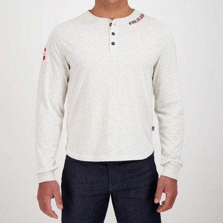 Long Sleeve Henley T-shirt - Steve MCQ