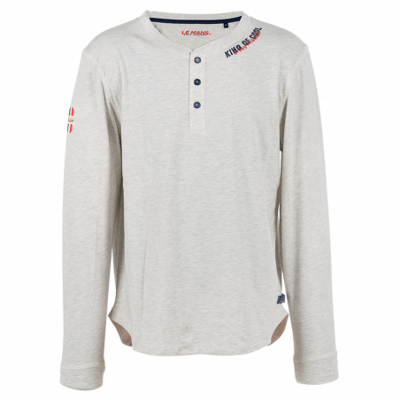 Long Sleeve Henley T-shirt - Steve MCQ