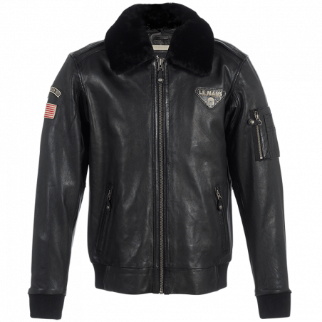 John Leather Jacket - Steve McQueen x Le Mans