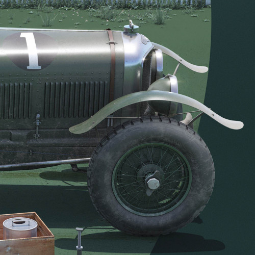 Bentley Speed Six Poster 1929 - 24H Le Mans