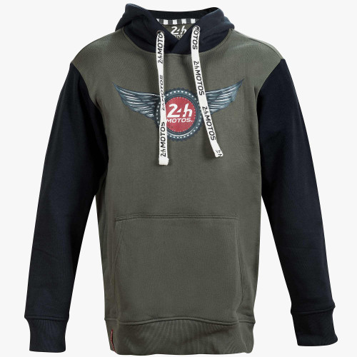 Sweat à Capuche Vintage - 24 Heures Motos