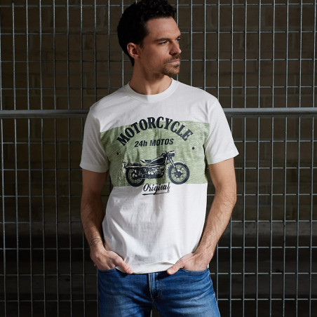 Men's Motorcycle T-shirt - 24 Heures Motos