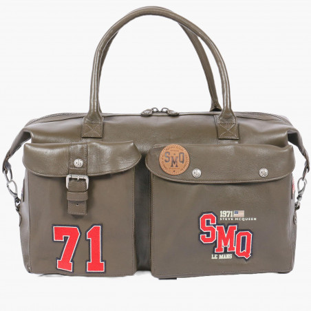 Leather bag 72h Delanay - Steve McQueen x Le Mans