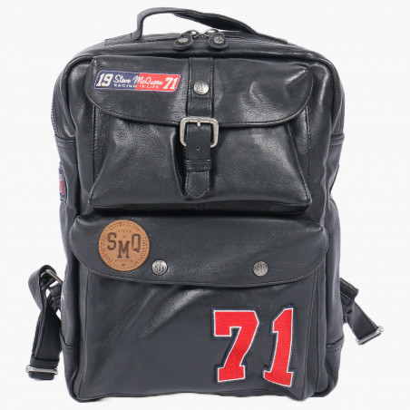 Aurac Leather Backpack - Steve McQueen x Le Mans