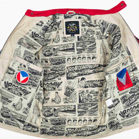 Michel Leather Jacket - Michel Vaillant x 24 Heures Le Mans