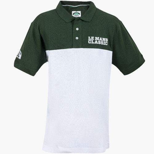 Men's two-colour polo shirt - Le Mans Classic