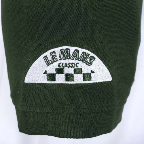 Men's two-colour polo shirt - Le Mans Classic