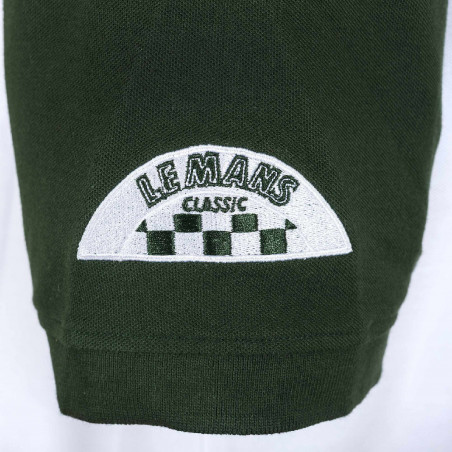 Men's two-colour polo shirt - Le Mans Classic