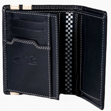 Leather Wallet 2 Flaps Jacky Ickx - 24h Le Mans