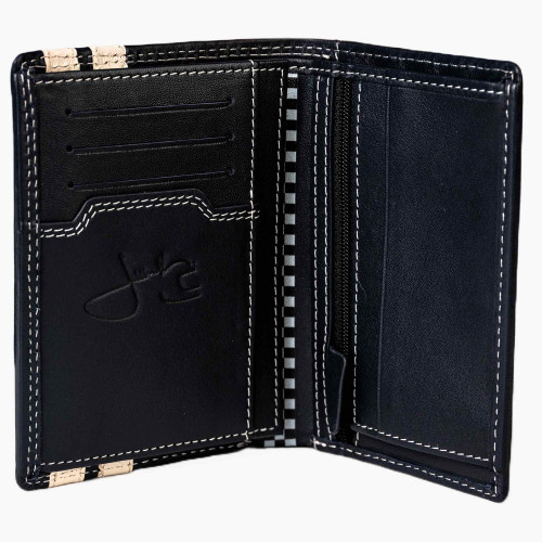 Leather Wallet 2 Flaps Jacky Ickx - 24h Le Mans