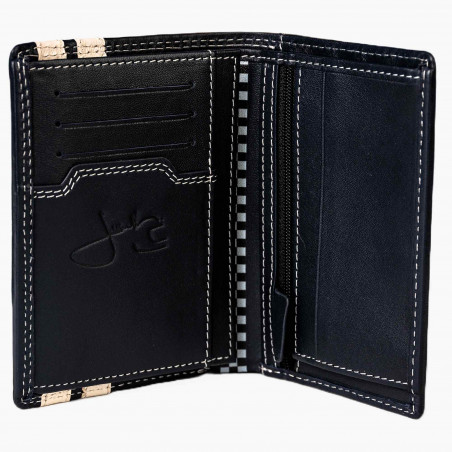 Leather Wallet 2 Flaps Jacky Ickx - 24h Le Mans