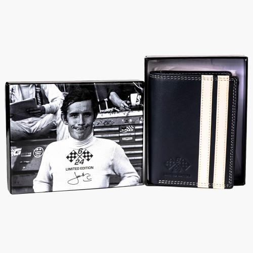 Leather Wallet 2 Flaps Jacky Ickx - 24h Le Mans