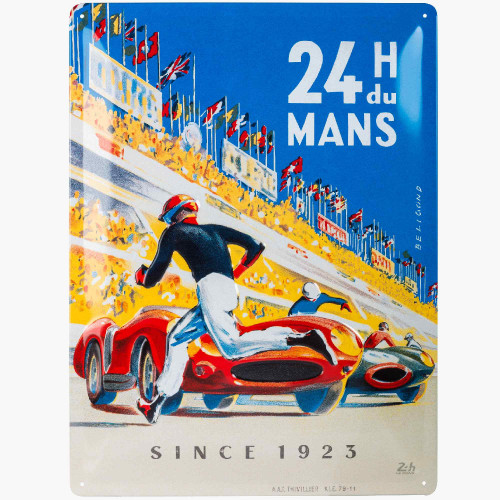 Tôle Métal Affiche 1959 - 24h Le Mans