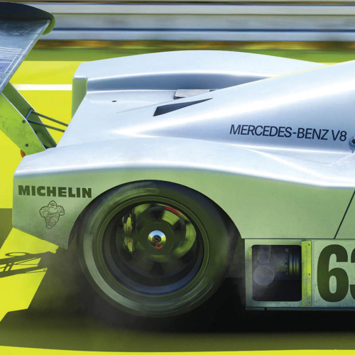 Poster Sauber Mercedes C9 1989 - 24H Le Mans