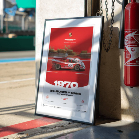 Poster 1970 Porsche 917 KH - 24H Le Mans