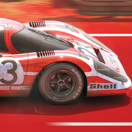 Poster 1970 Porsche 917 KH - 24H Le Mans