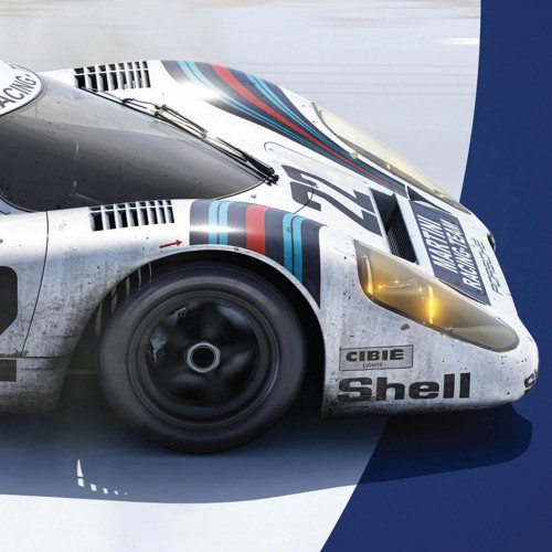 Poster Porsche 917 KH Martini 1971 - 24H Le Mans
