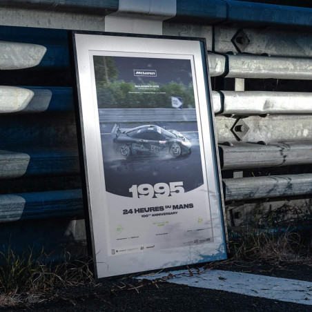 Poster McLaren F1 GTR 1995 - 24H Le Mans