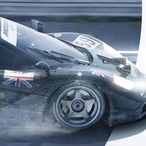 Poster McLaren F1 GTR 1995 - 24H Le Mans