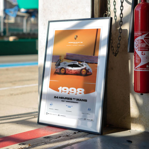 1998 Porsche 911 GT1 Poster - 24H Le Mans