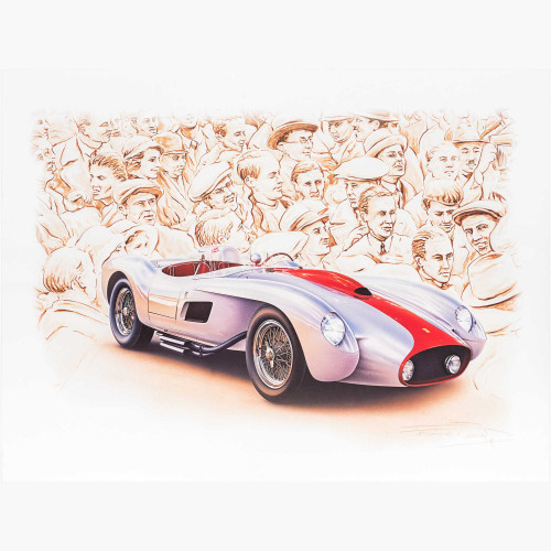 Litho 50x65cm Audi R8 2000