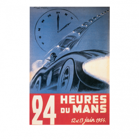 Carte Post Aff 24h 1954