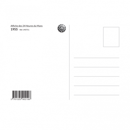 Carte Post Aff 24h 1955