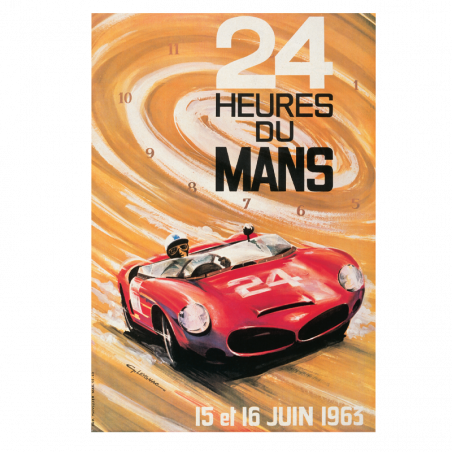 Carte Post Aff 24h 1963
