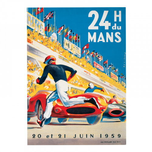 Carte Post Aff 24h 1959