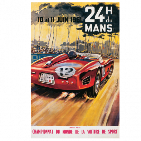 Carte Post Aff 24h 1961