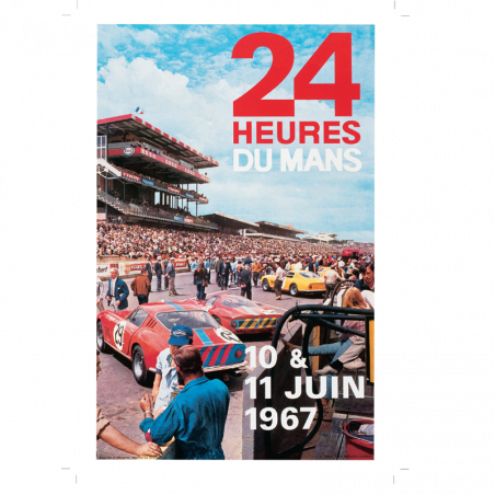 Carte Post Aff 24h 1967