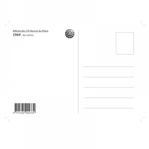 Carte Post Aff 24h 1969