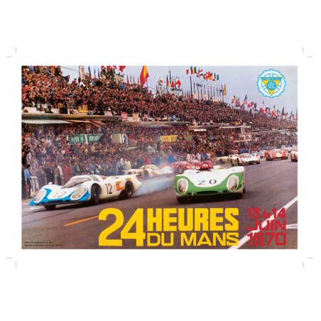Carte Post Aff 24h 1970