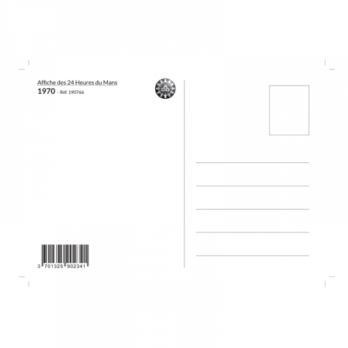 Carte Post Aff 24h 1970
