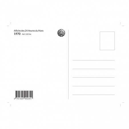 Carte Post Aff 24h 1970