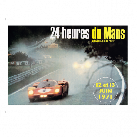 Carte Post Aff 24h 1971