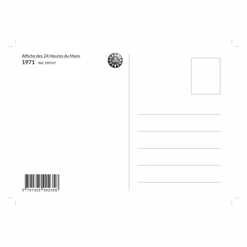 Carte Post Aff 24h 1971