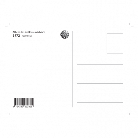 Carte Post Aff 24h 1972