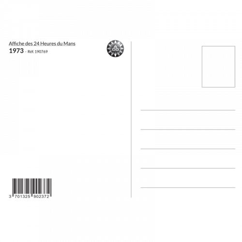 Carte Post Aff 24h 1973
