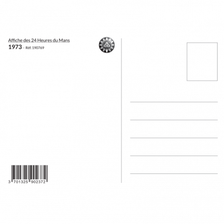 Carte Post Aff 24h 1973
