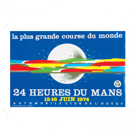 Carte Post Aff 24h 1974