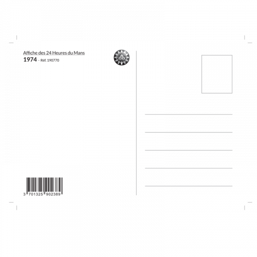 Carte Post Aff 24h 1974