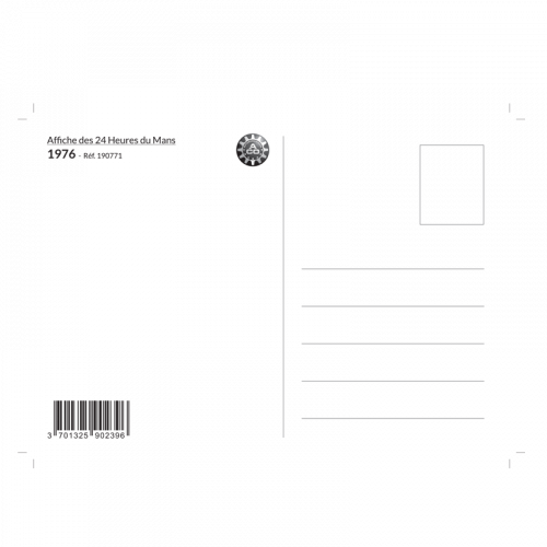 Carte Post Aff 24h 1976