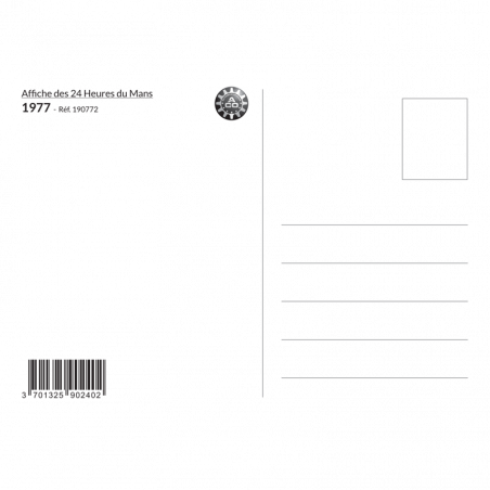 Carte Post Aff 24h 1977