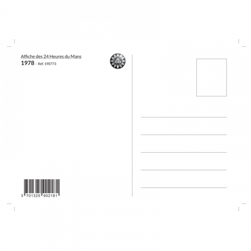 Carte Post Aff 24h 1978