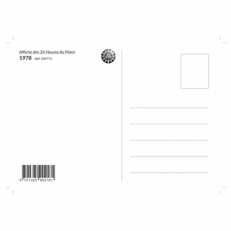 Carte Post Aff 24h 1978
