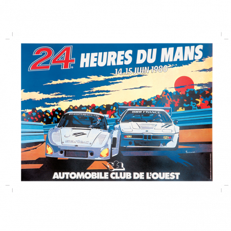 Carte Post Aff 24h 1980