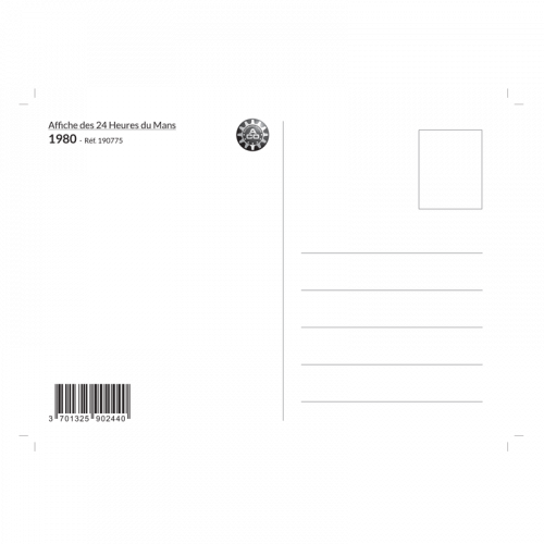 Carte Post Aff 24h 1980