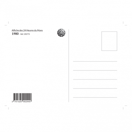 Carte Post Aff 24h 1980